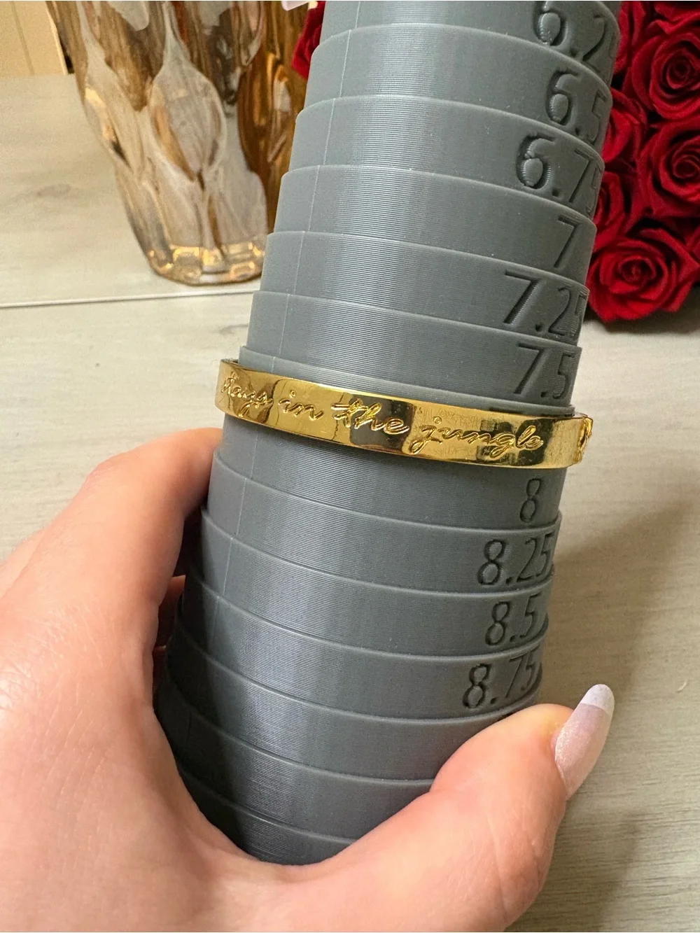 Lilly‎ Pulitzer Gold Script Cuff Bracelet